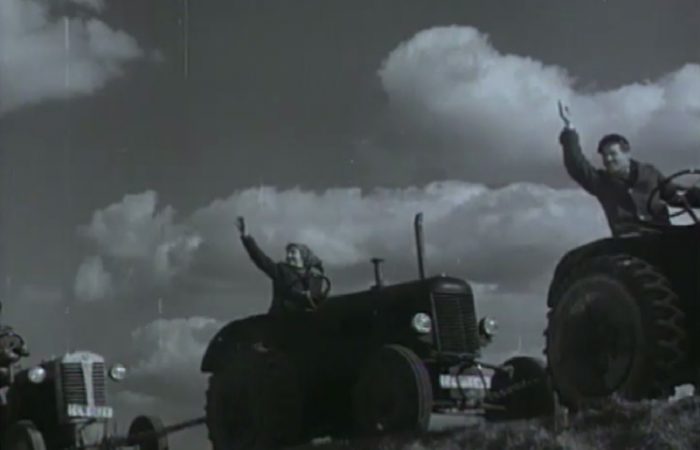 Girl on a Tractor